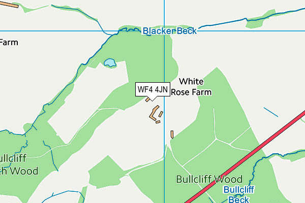 WF4 4JN map - OS VectorMap District (Ordnance Survey) WF4 4JN map - OS VectorMap District (Ordnance Survey)
