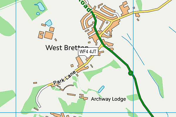 WF4 4JT map - OS VectorMap District (Ordnance Survey) WF4 4JT map - OS VectorMap District (Ordnance Survey)