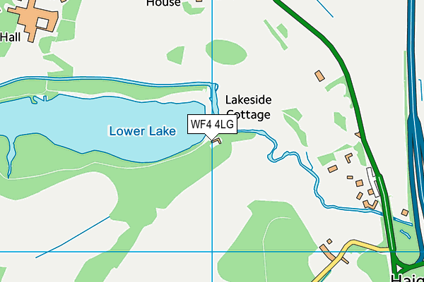 WF4 4LG map - OS VectorMap District (Ordnance Survey) WF4 4LG map - OS VectorMap District (Ordnance Survey)