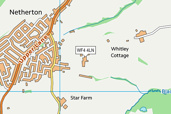 WF4 4LN map - OS VectorMap District (Ordnance Survey) WF4 4LN map - OS VectorMap District (Ordnance Survey)