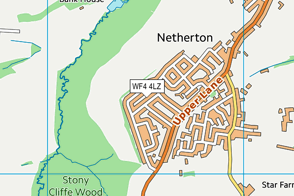 WF4 4LZ map - OS VectorMap District (Ordnance Survey) WF4 4LZ map - OS VectorMap District (Ordnance Survey)