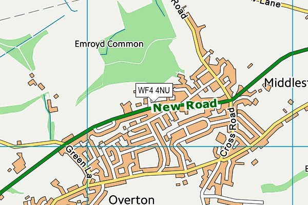 WF4 4NU map - OS VectorMap District (Ordnance Survey) WF4 4NU map - OS VectorMap District (Ordnance Survey)