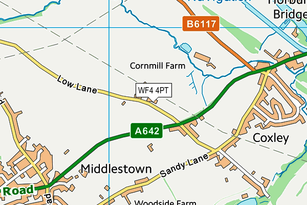 WF4 4PT map - OS VectorMap District (Ordnance Survey) WF4 4PT map - OS VectorMap District (Ordnance Survey)