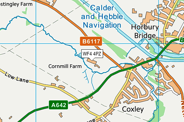 WF4 4PZ map - OS VectorMap District (Ordnance Survey) WF4 4PZ map - OS VectorMap District (Ordnance Survey)