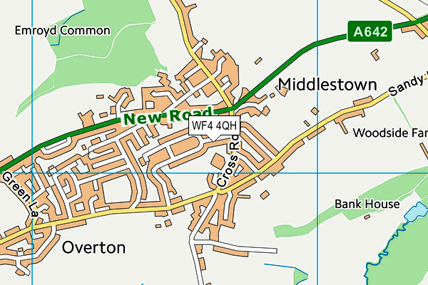 WF4 4QH map - OS VectorMap District (Ordnance Survey) WF4 4QH map - OS VectorMap District (Ordnance Survey)