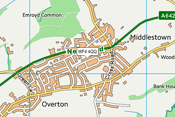 WF4 4QQ map - OS VectorMap District (Ordnance Survey) WF4 4QQ map - OS VectorMap District (Ordnance Survey)
