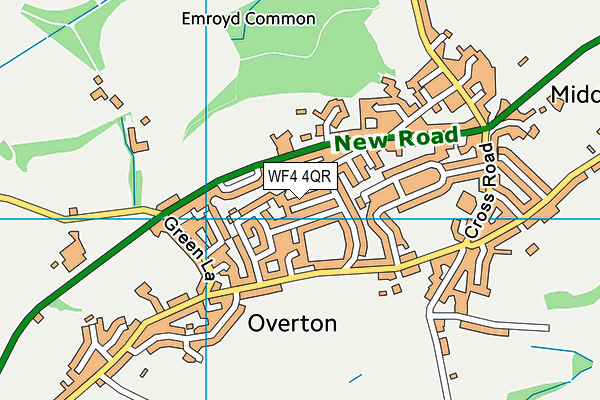 WF4 4QR map - OS VectorMap District (Ordnance Survey) WF4 4QR map - OS VectorMap District (Ordnance Survey)