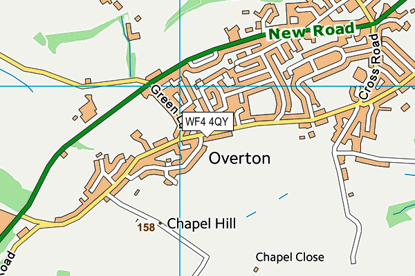 WF4 4QY map - OS VectorMap District (Ordnance Survey) WF4 4QY map - OS VectorMap District (Ordnance Survey)