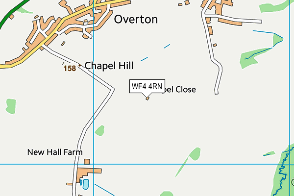 WF4 4RN map - OS VectorMap District (Ordnance Survey) WF4 4RN map - OS VectorMap District (Ordnance Survey)