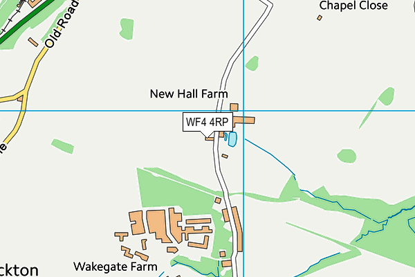 WF4 4RP map - OS VectorMap District (Ordnance Survey) WF4 4RP map - OS VectorMap District (Ordnance Survey)