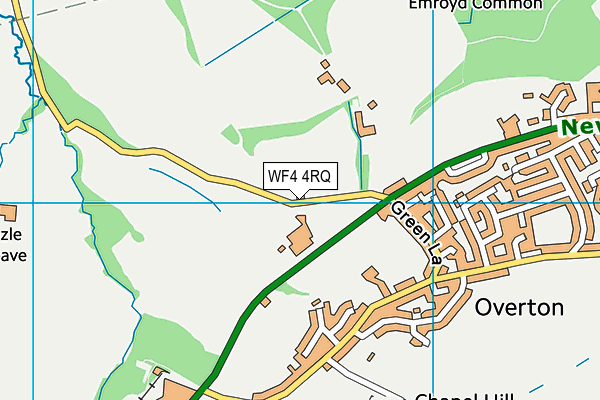 WF4 4RQ map - OS VectorMap District (Ordnance Survey) WF4 4RQ map - OS VectorMap District (Ordnance Survey)