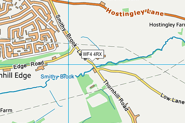 WF4 4RX map - OS VectorMap District (Ordnance Survey) WF4 4RX map - OS VectorMap District (Ordnance Survey)
