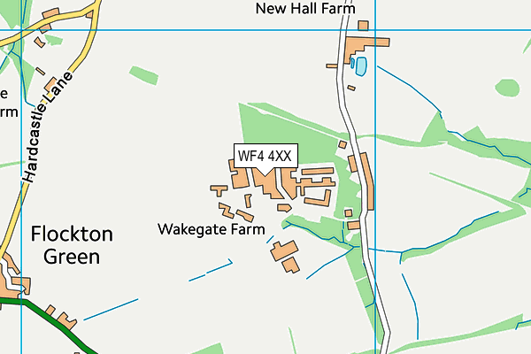 WF4 4XX map - OS VectorMap District (Ordnance Survey)