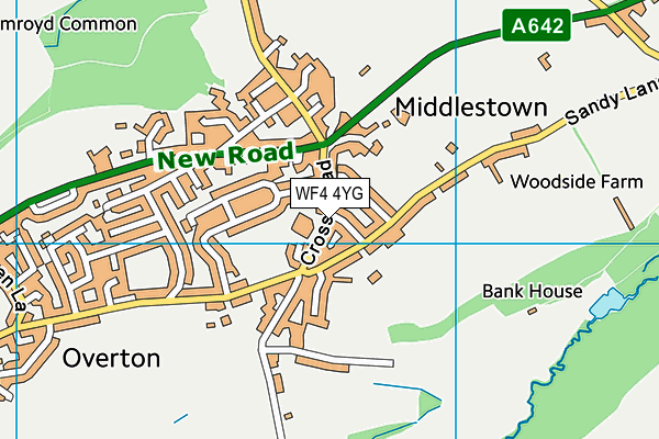 WF4 4YG map - OS VectorMap District (Ordnance Survey) WF4 4YG map - OS VectorMap District (Ordnance Survey)