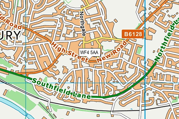 WF4 5AA map - OS VectorMap District (Ordnance Survey) WF4 5AA map - OS VectorMap District (Ordnance Survey)