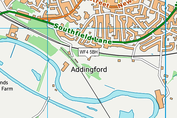 WF4 5BH map - OS VectorMap District (Ordnance Survey) WF4 5BH map - OS VectorMap District (Ordnance Survey)