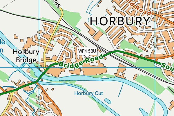 WF4 5BU map - OS VectorMap District (Ordnance Survey) WF4 5BU map - OS VectorMap District (Ordnance Survey)