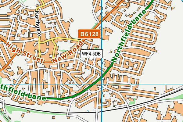 WF4 5DB map - OS VectorMap District (Ordnance Survey) WF4 5DB map - OS VectorMap District (Ordnance Survey)