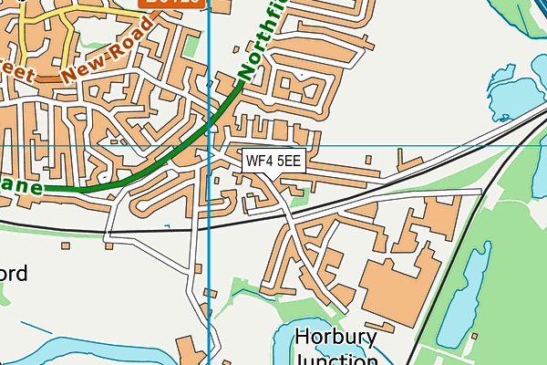 WF4 5EE map - OS VectorMap District (Ordnance Survey) WF4 5EE map - OS VectorMap District (Ordnance Survey)