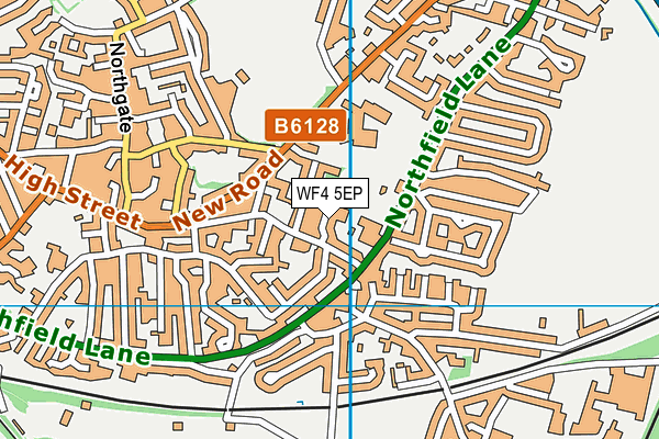 WF4 5EP map - OS VectorMap District (Ordnance Survey) WF4 5EP map - OS VectorMap District (Ordnance Survey)