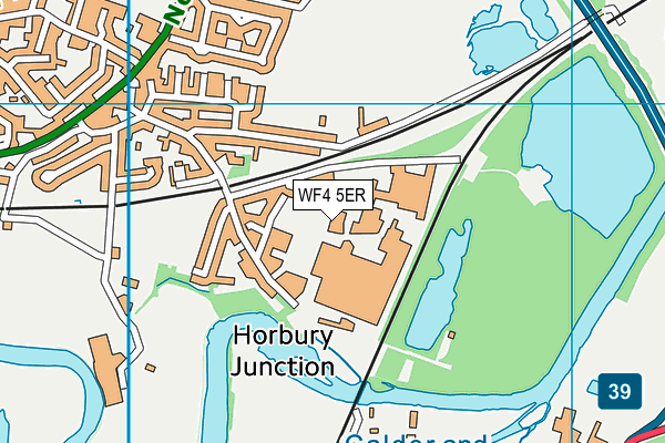WF4 5ER map - OS VectorMap District (Ordnance Survey) WF4 5ER map - OS VectorMap District (Ordnance Survey)