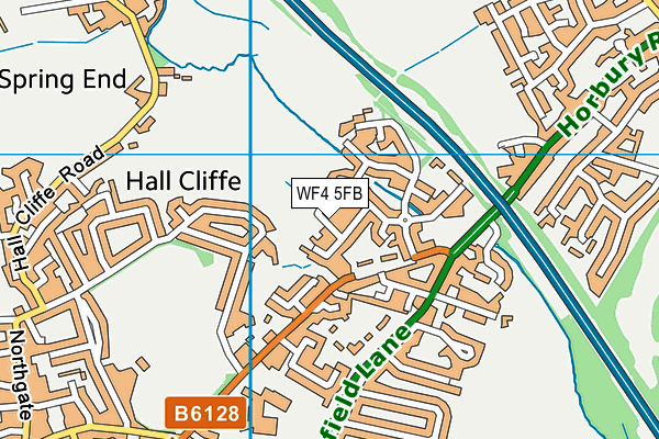 WF4 5FB map - OS VectorMap District (Ordnance Survey) WF4 5FB map - OS VectorMap District (Ordnance Survey)