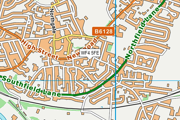 WF4 5FE map - OS VectorMap District (Ordnance Survey) WF4 5FE map - OS VectorMap District (Ordnance Survey)