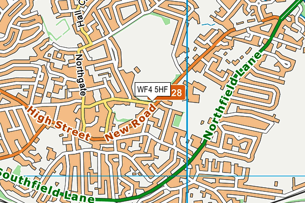WF4 5HF map - OS VectorMap District (Ordnance Survey) WF4 5HF map - OS VectorMap District (Ordnance Survey)