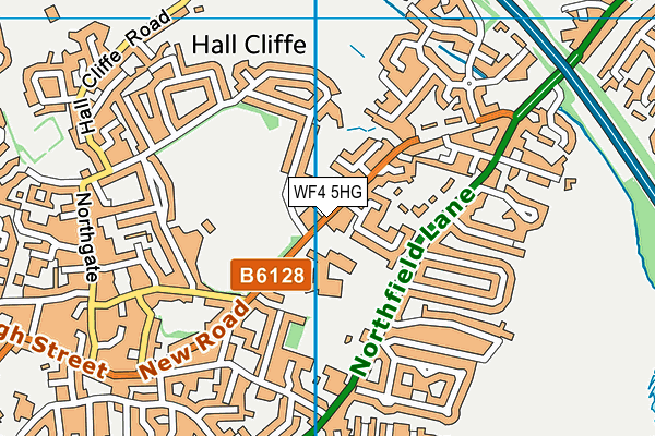 WF4 5HG map - OS VectorMap District (Ordnance Survey) WF4 5HG map - OS VectorMap District (Ordnance Survey)