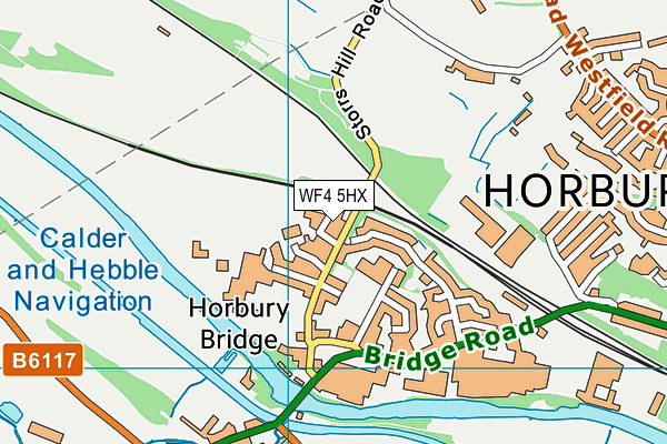 WF4 5HX map - OS VectorMap District (Ordnance Survey) WF4 5HX map - OS VectorMap District (Ordnance Survey)