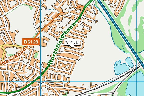 WF4 5JJ map - OS VectorMap District (Ordnance Survey) WF4 5JJ map - OS VectorMap District (Ordnance Survey)