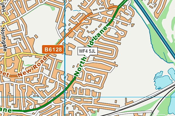 WF4 5JL map - OS VectorMap District (Ordnance Survey) WF4 5JL map - OS VectorMap District (Ordnance Survey)