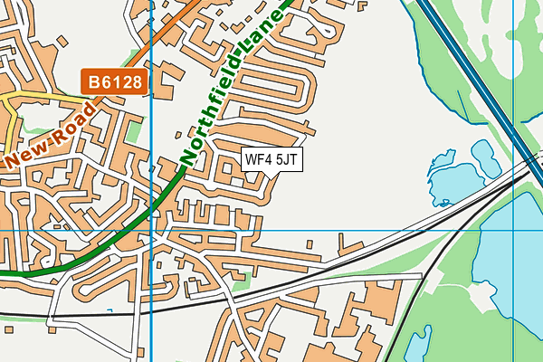 WF4 5JT map - OS VectorMap District (Ordnance Survey) WF4 5JT map - OS VectorMap District (Ordnance Survey)