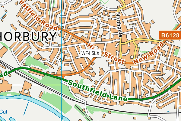 WF4 5LX map - OS VectorMap District (Ordnance Survey) WF4 5LX map - OS VectorMap District (Ordnance Survey)