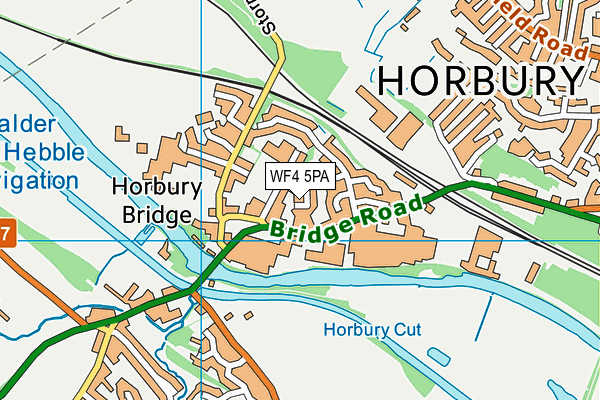 WF4 5PA map - OS VectorMap District (Ordnance Survey) WF4 5PA map - OS VectorMap District (Ordnance Survey)