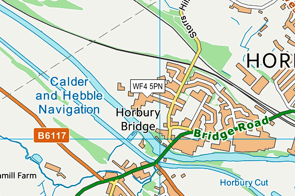 WF4 5PN map - OS VectorMap District (Ordnance Survey) WF4 5PN map - OS VectorMap District (Ordnance Survey)