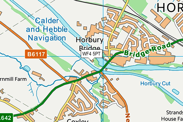 WF4 5PT map - OS VectorMap District (Ordnance Survey) WF4 5PT map - OS VectorMap District (Ordnance Survey)