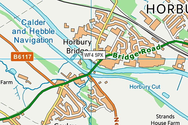 WF4 5PX map - OS VectorMap District (Ordnance Survey) WF4 5PX map - OS VectorMap District (Ordnance Survey)