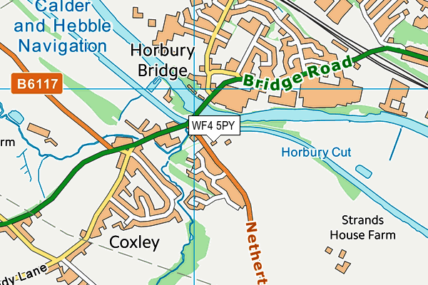 WF4 5PY map - OS VectorMap District (Ordnance Survey) WF4 5PY map - OS VectorMap District (Ordnance Survey)