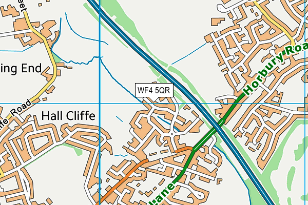WF4 5QR map - OS VectorMap District (Ordnance Survey) WF4 5QR map - OS VectorMap District (Ordnance Survey)