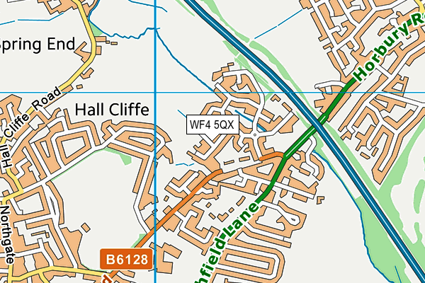 WF4 5QX map - OS VectorMap District (Ordnance Survey) WF4 5QX map - OS VectorMap District (Ordnance Survey)
