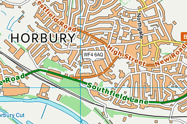 WF4 6AQ map - OS VectorMap District (Ordnance Survey)