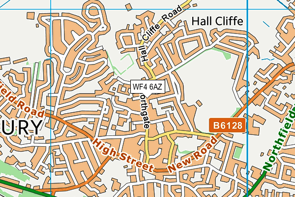 WF4 6AZ map - OS VectorMap District (Ordnance Survey) WF4 6AZ map - OS VectorMap District (Ordnance Survey)