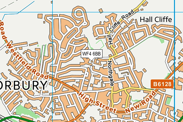 WF4 6BB map - OS VectorMap District (Ordnance Survey) WF4 6BB map - OS VectorMap District (Ordnance Survey)
