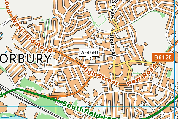 WF4 6HJ map - OS VectorMap District (Ordnance Survey)