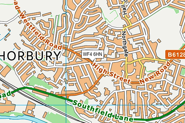 WF4 6HN map - OS VectorMap District (Ordnance Survey)