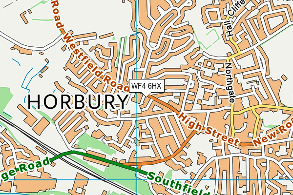 WF4 6HX map - OS VectorMap District (Ordnance Survey) WF4 6HX map - OS VectorMap District (Ordnance Survey)