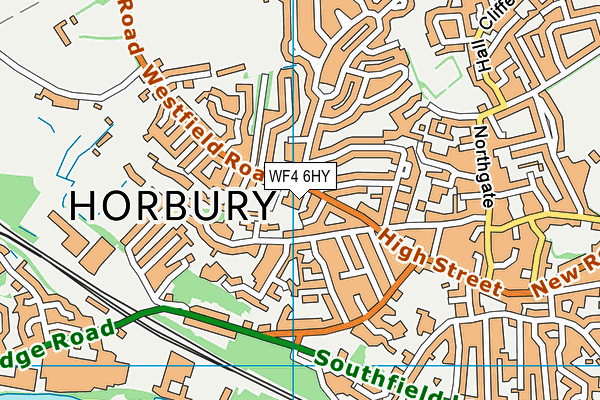 WF4 6HY map - OS VectorMap District (Ordnance Survey) WF4 6HY map - OS VectorMap District (Ordnance Survey)