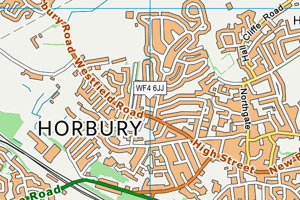 WF4 6JJ map - OS VectorMap District (Ordnance Survey) WF4 6JJ map - OS VectorMap District (Ordnance Survey)