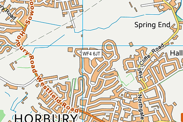 WF4 6JT map - OS VectorMap District (Ordnance Survey) WF4 6JT map - OS VectorMap District (Ordnance Survey)